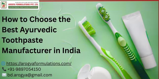Best Ayurvedic toothpaste manufacturer in India offering herbal, fluoride-free dental care solutions