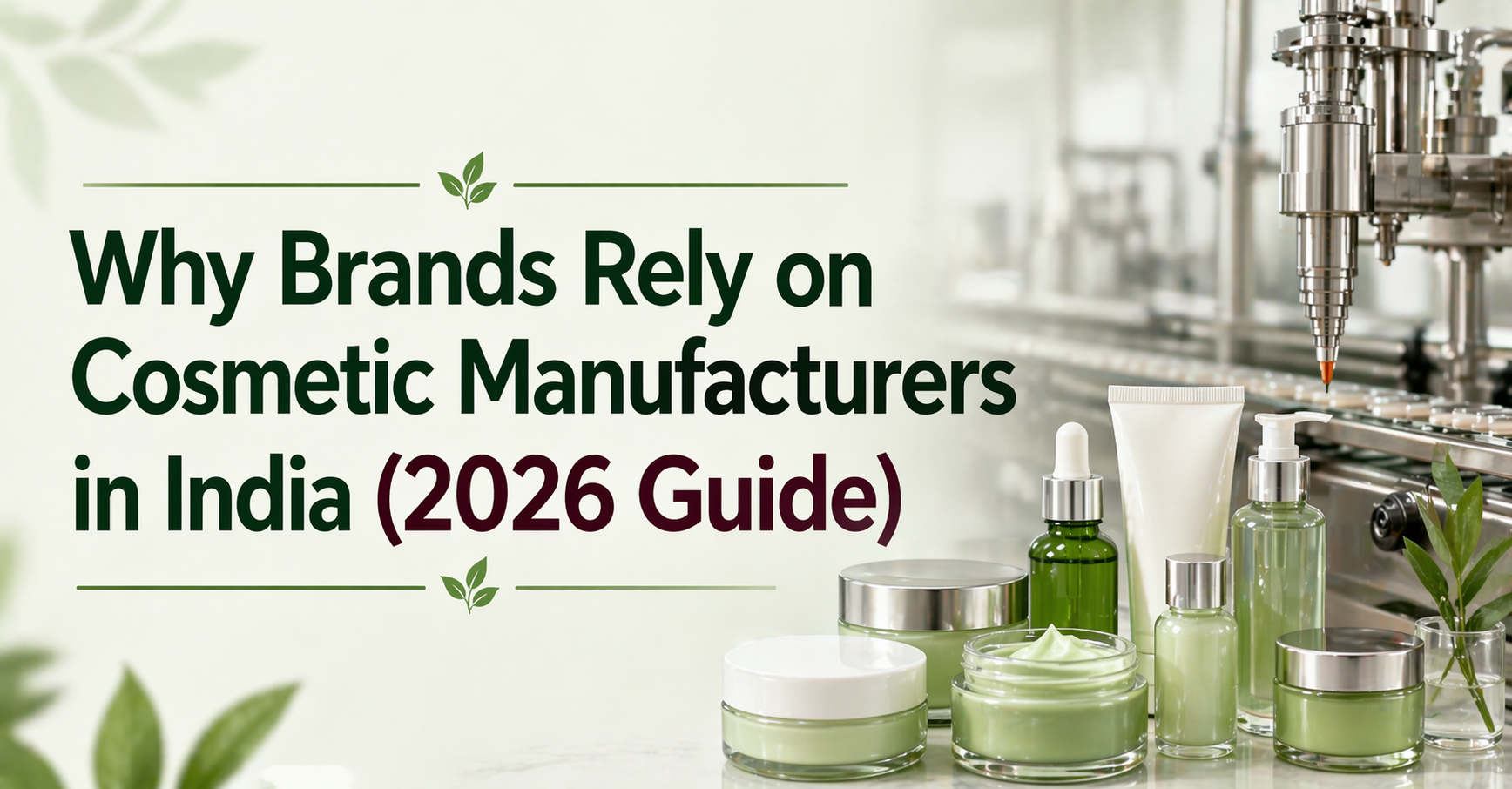 Cosmetic manufacturers in India producing Ayurvedic and private label beauty products