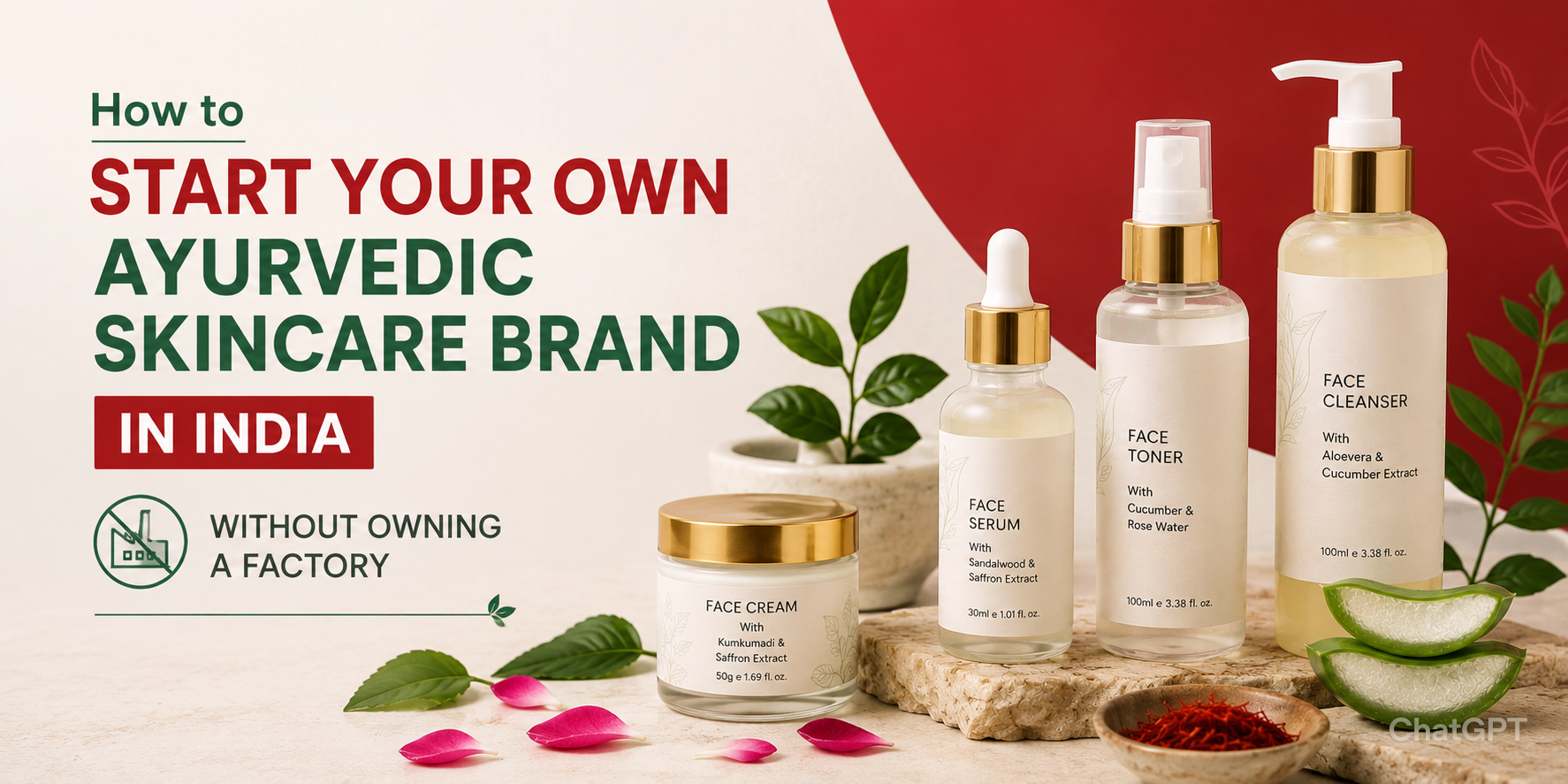 Ayurvedic skincare brand manufacturers in india